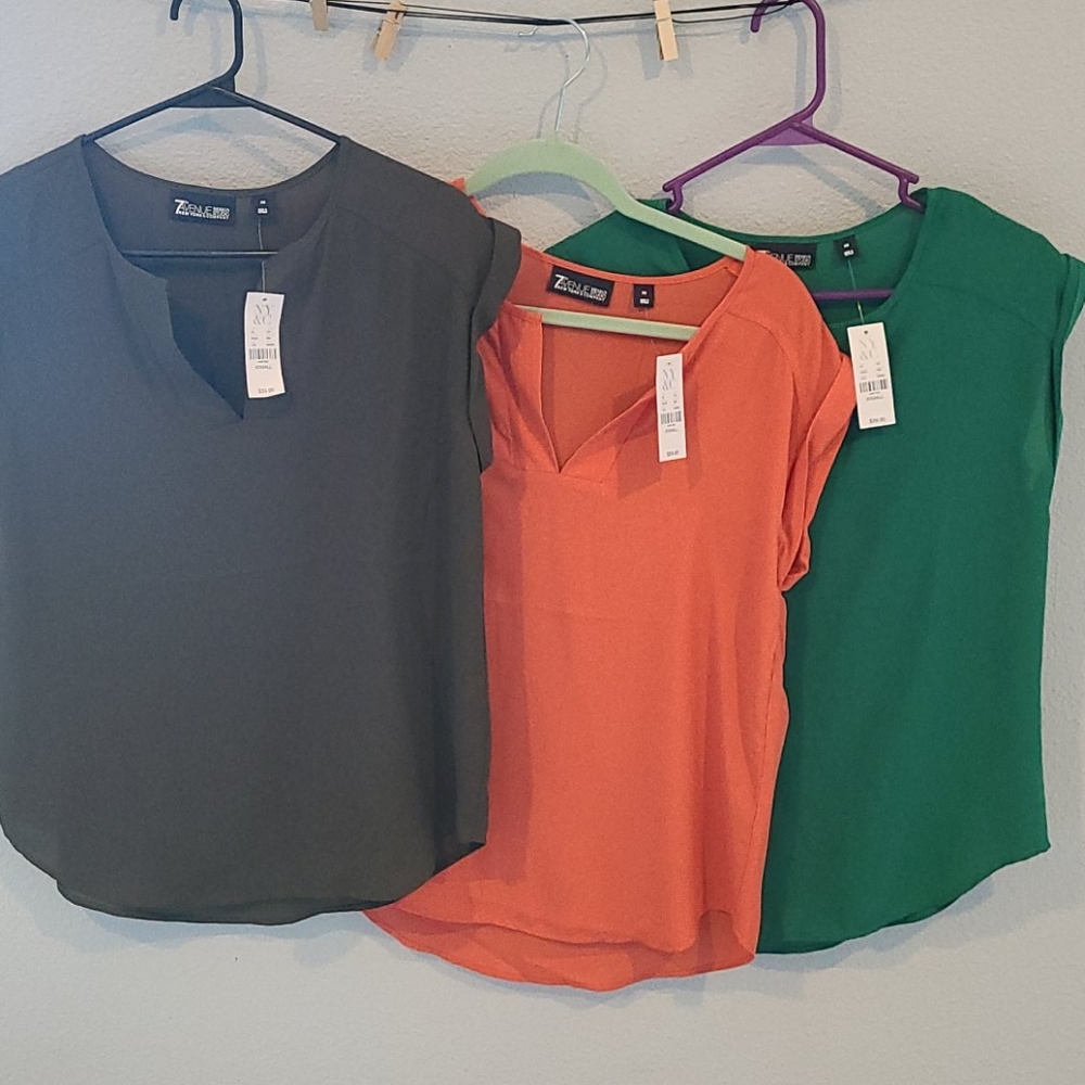 XS 7th Avenue Design Studio NY&C Blouse Set